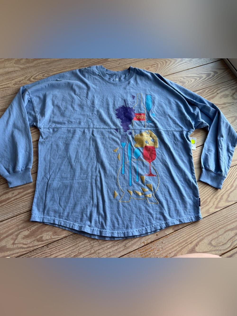 Disney Spirit Jersey 2021 Epcot Food & Wine Festival Size Large NWT